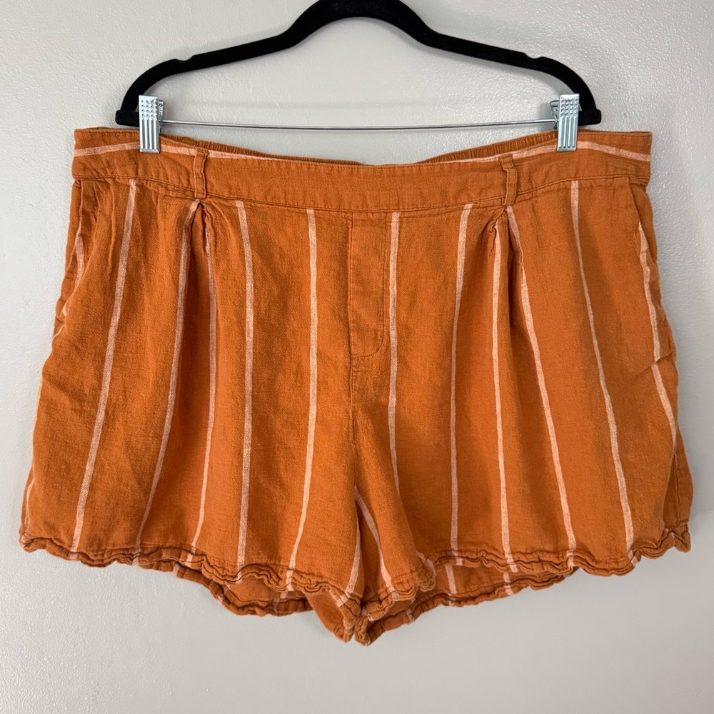 Ava&Viv Linen-Cotton Shorts